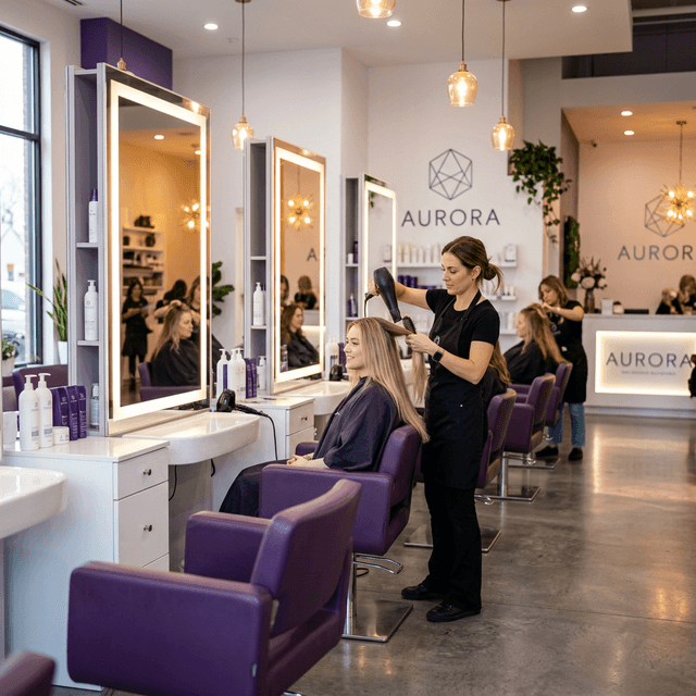 Modern salon
